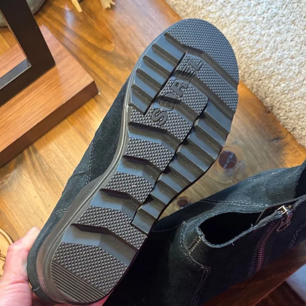 Black Suede Ankle Boots